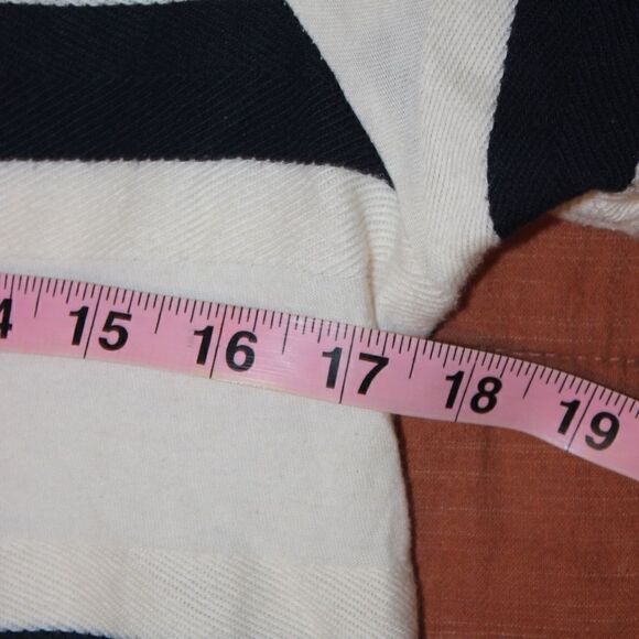 Zara Striped Short Sleeve Top Size Small - Picture 7 of 10